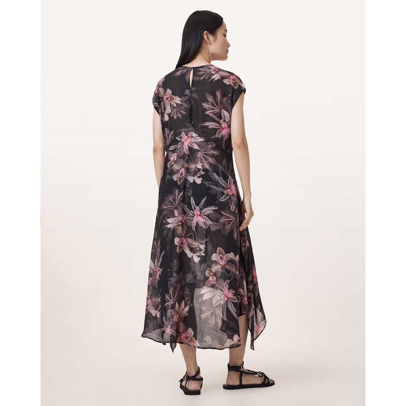 AllSaints Arwen Floral Print Maxi Dress image number 1